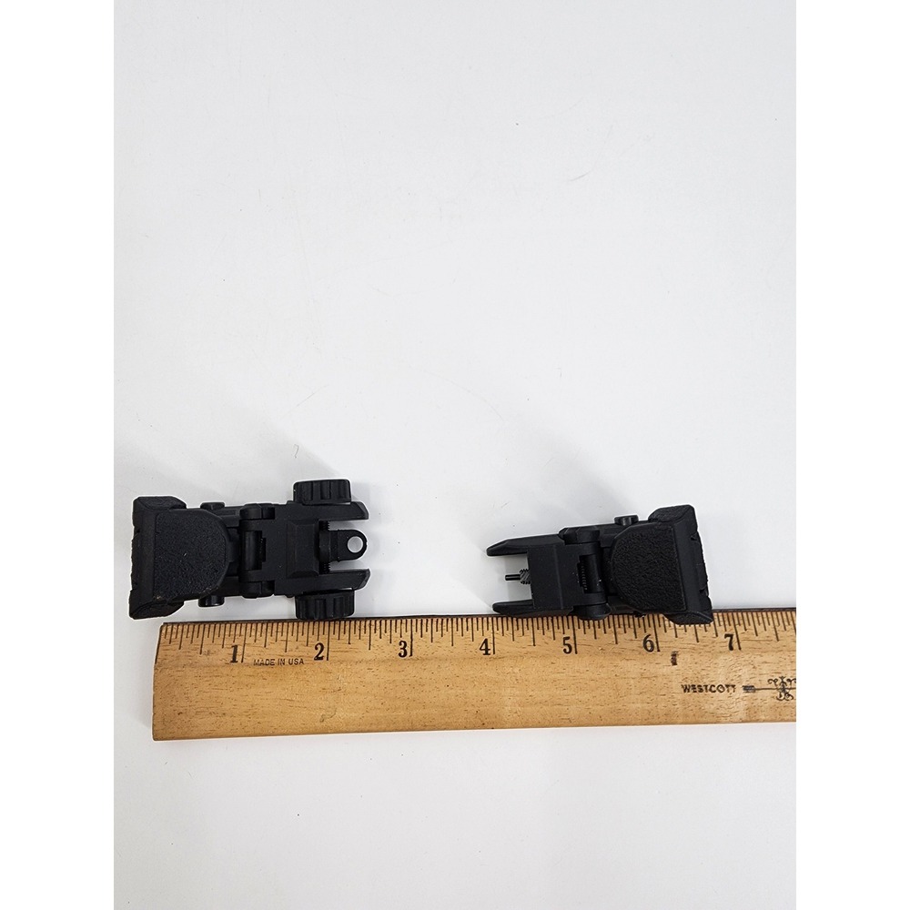 Magpul MBUS Gen 2 Flip-Up Sight Set Front and Rear Black Polymer Back-Up Sights - Picture 5 of 5